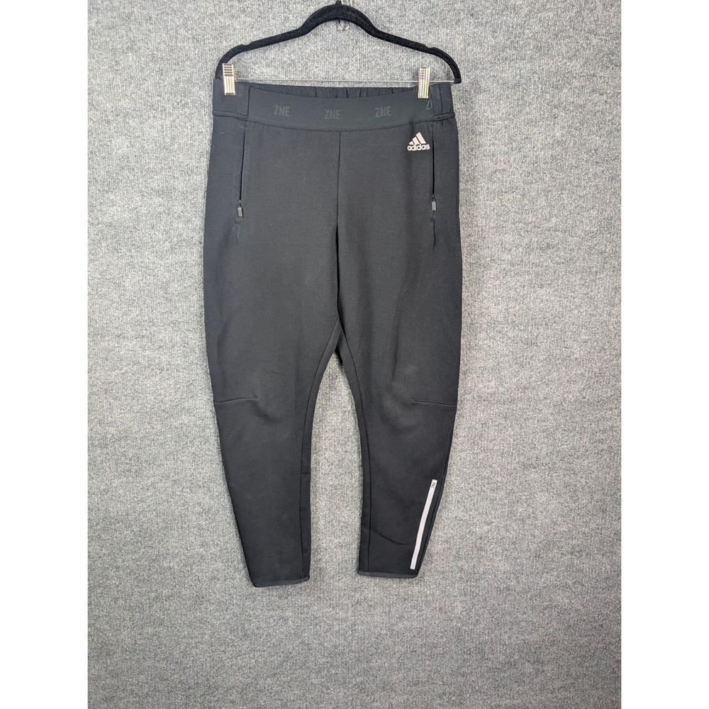 Adidas ZNE Primegreen Men Black Tapered Jogger Training Pants GT9781 Size M
